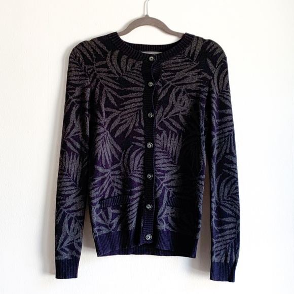 Proenza Schouler for Target botanical fern sweater cardigan X small pre-owned - Picture 8 of 10